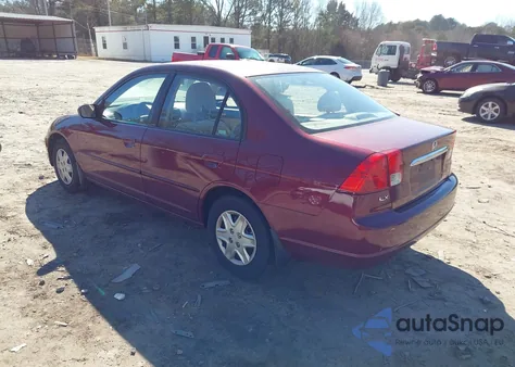 2003 Honda Civic Lx z USA, uszkodzony, nr VIN 2HGES16583H546636